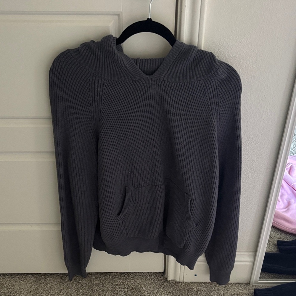 Edikted Charcoal Hooded Sweater